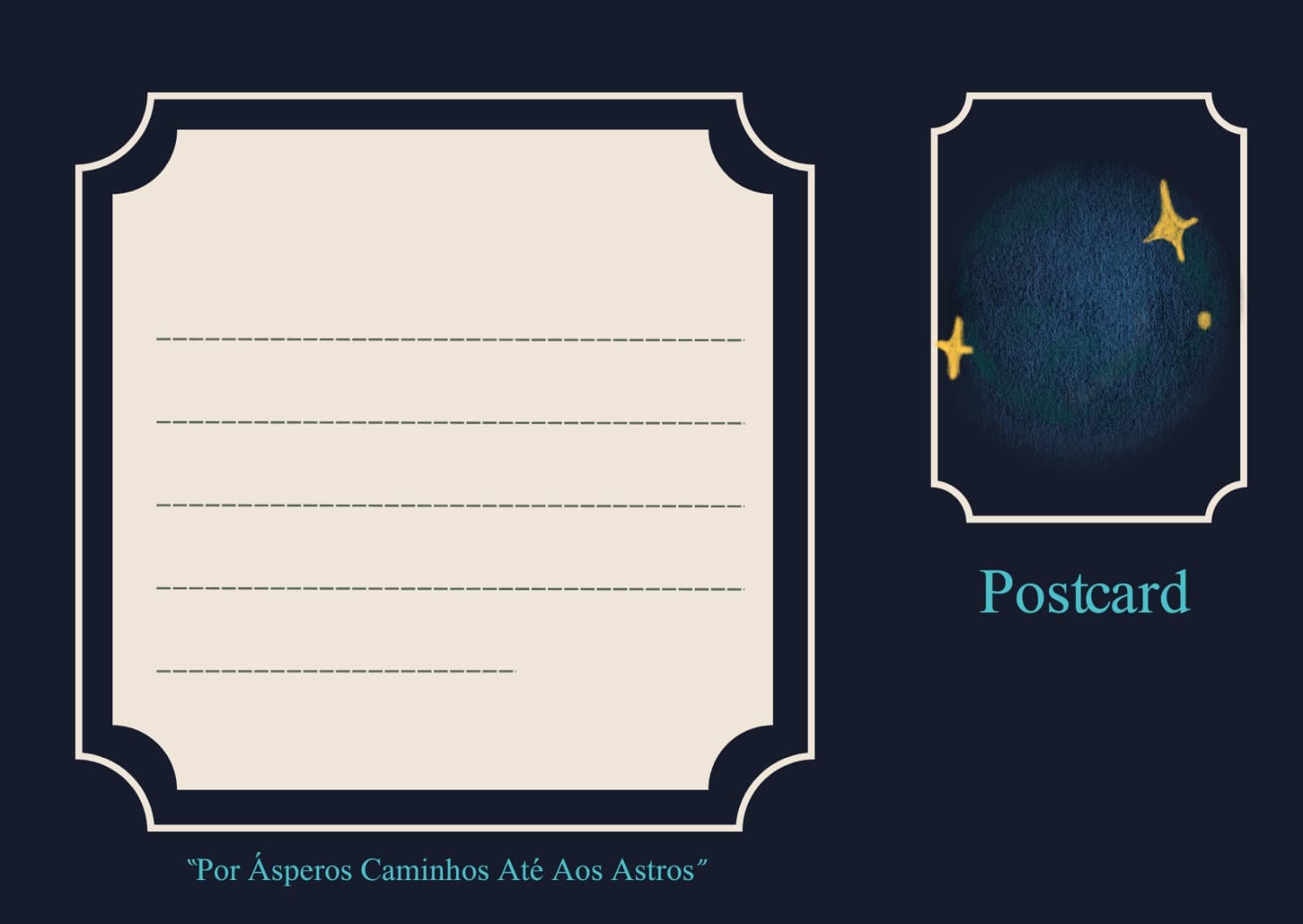 Verso do postal